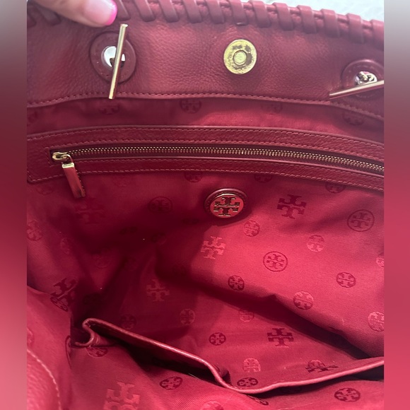 Tory Burch Red Tote Bag - Picture 7 of 11